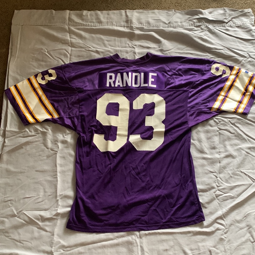 🏈 Vintage Minnesota Vikings John Randle #93 Jersey – Russell Athletic – Size 48